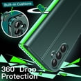 thumbnail image 6 of JETech Wallet Case for Samsung Galaxy S24+ / S24 Plus 5G, Shockproof PU Leather Magnetic Flip Cover with Card Holder, Stand Feature and Full Camera Protection (Midnight Green), 6 of 6