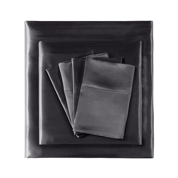Gracie Mills Coralie 6-Piece Wrinkle-free Satin Sheet Set