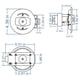 thumbnail image 3 of RV Bathroom Door Lock with 2 Keys for Caravan Motorhome Yacht Trailer Car Accessories, 3 of 4