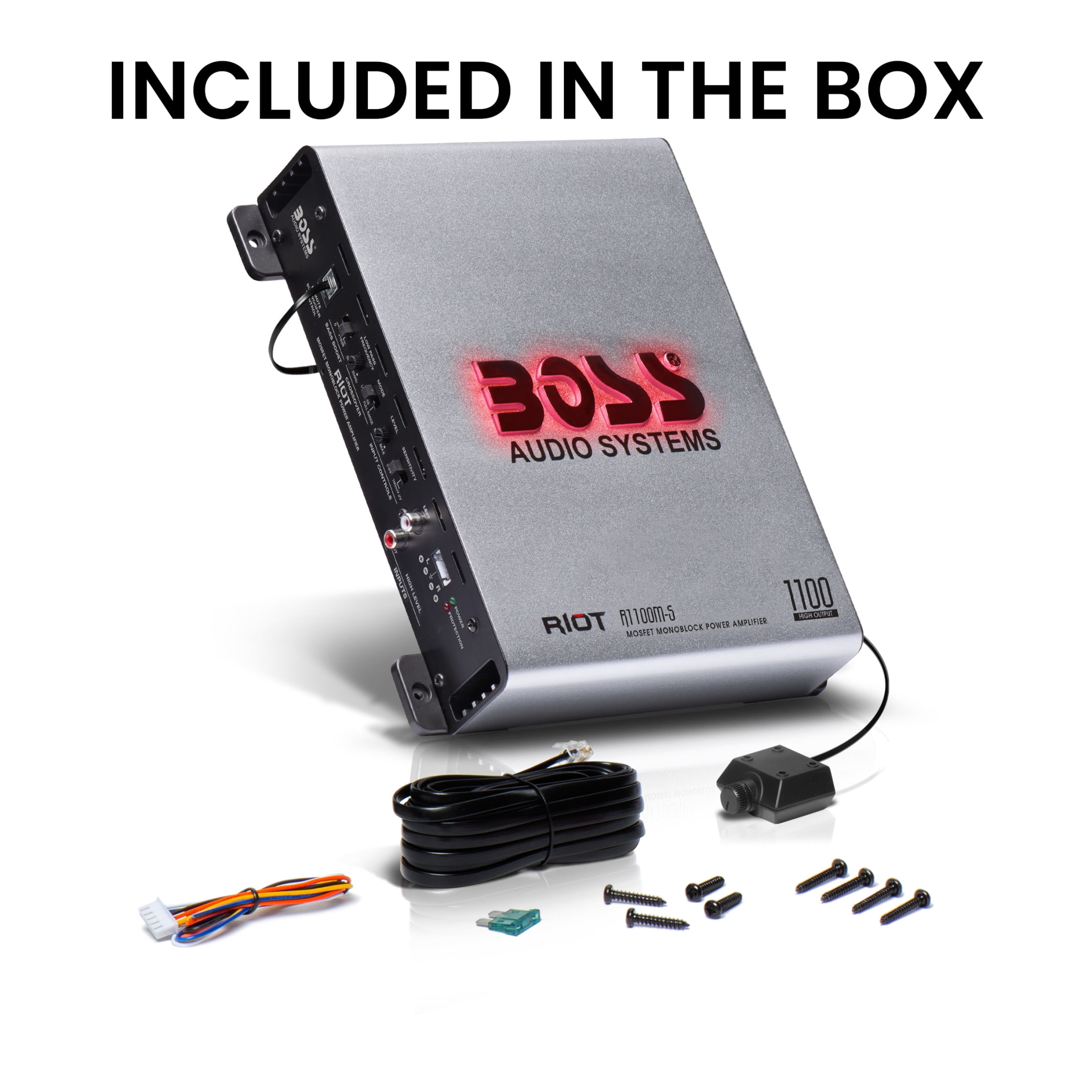 BOSS Audio Systems R1100M-S 1100 W Mono Car Amplifier