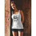 thumbnail image 2 of Peace Love Yoga Black And White Tank Women -Image by Shutterstock, Female x-Large, 2 of 4