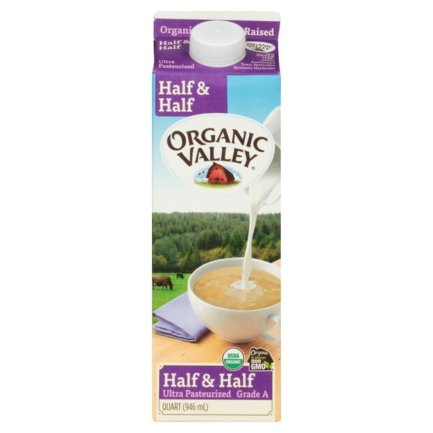 Organic Valley Ultra Pasteurized Organic Half And Half 32 Oz Walmart Com Walmart Com Organic Valley Ultra Pasteurized Organic Half And Half 32 Oz Walmart Com Walmart Com