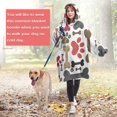thumbnail image 4 of Paw Prints and Bones Wearable Oversized Blanket,Wearable Blanket Hoodie for Adults,Cozy Hooded Blankets with Super Pockets,Super Warm Fuzzy Pullover for Women & Men, 4 of 6
