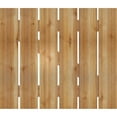 thumbnail image 4 of 34 3/4"W x 30"H TimberCraft Six 5 3/8" Boards Spaced Board-n-Batten Shutters w/Z-Bar, Rough Sawn Western Red Cedar (Per Pair), 4 of 13