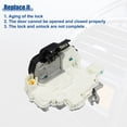 thumbnail image 4 of Motor del actuador de cerradura de puerta delantera izquierda Unique Bargains Negro Blanco Gris Audi A3 2006-2013, 4 of 7