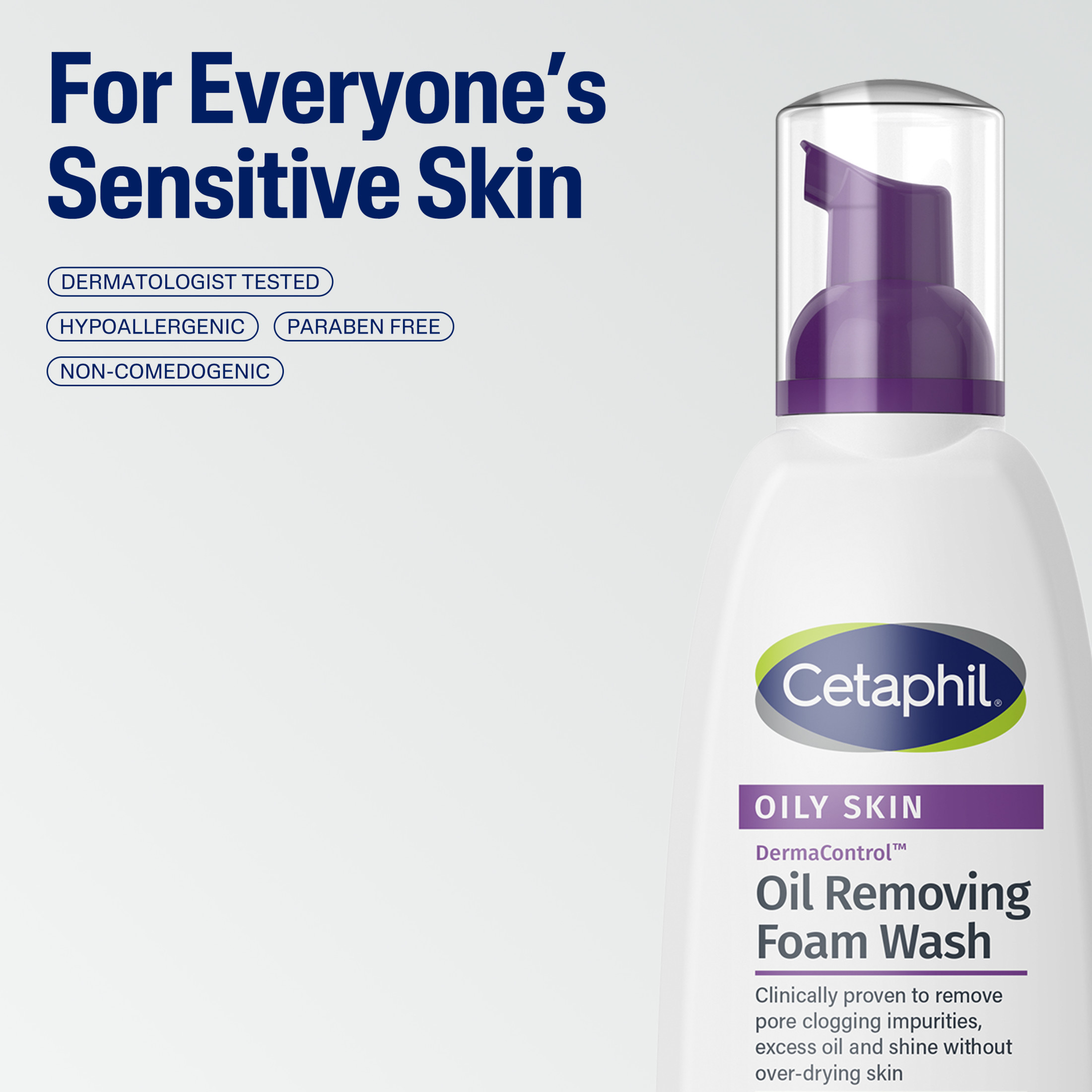 Cetaphil Derma Control Oil Removing Foam Wash, 8 fl oz photo 5