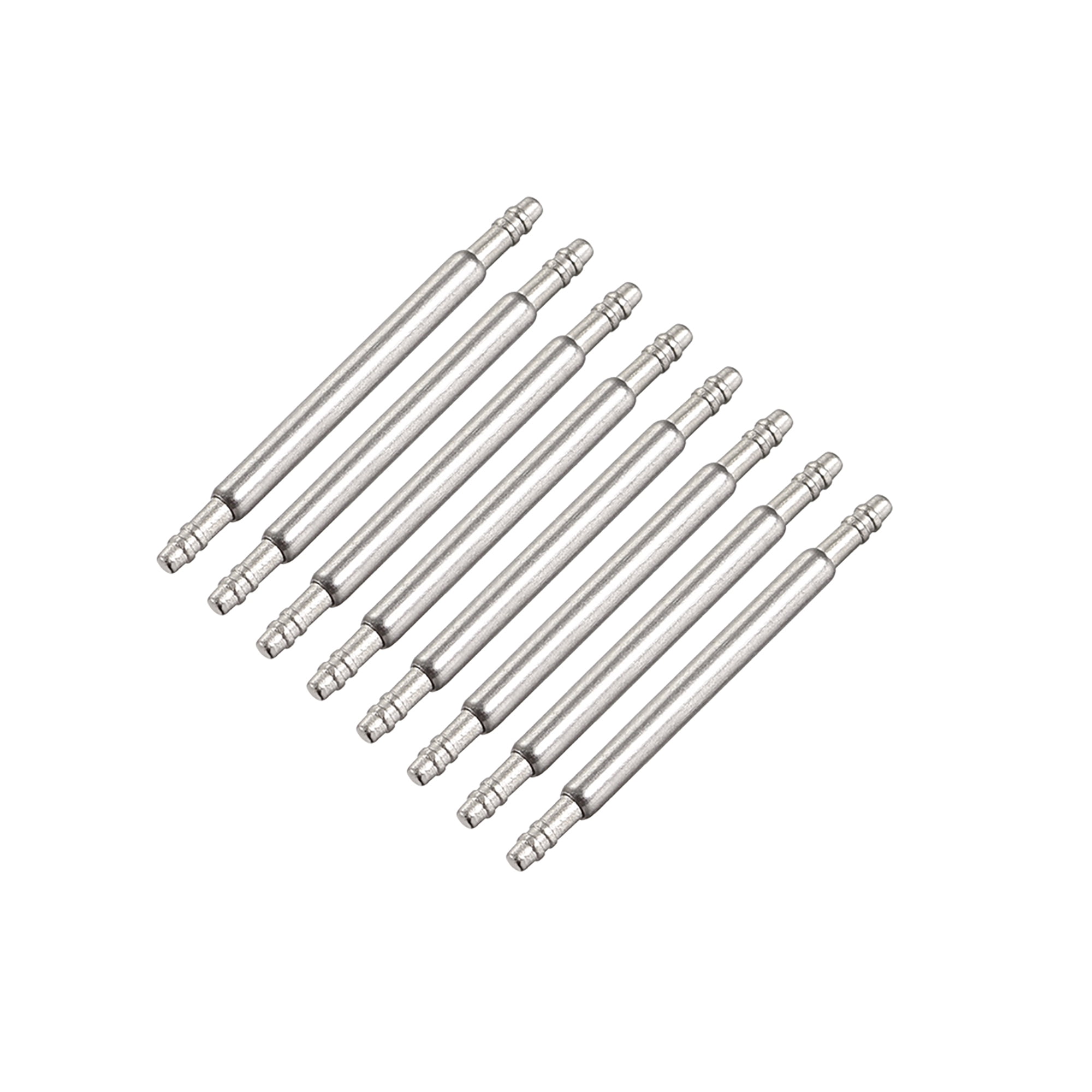 Spring Bar Pins 17mm x 1.5mm Double Fringe Stainless Steel Watch Band