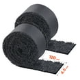thumbnail image 3 of Favory Recycled Rubber Mulch Mat,Permanent Rubber Mulch for Landscaping, Black Mulch Garden Edging Border for Plants,Vegetables & Flower Garden Barrier，10ft x 4.5inch - 2Rolls, 3 of 20