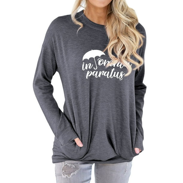 Ounar Ounar Women In Omnia Paratus Umbrella Letter Graphic Print Pocket Sweatshirts Walmart Com Walmart Com Ounar Ounar Women In Omnia Paratus Umbrella Letter Graphic Print Pocket Sweatshirts Walmart Com Walmart Com