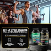Zoyava Sea Moss & Shilajit Capsules Bundle - 16-in-1 19,445 MG + 8-in-1 15,250 MG with Ashwagandha & Turmeric