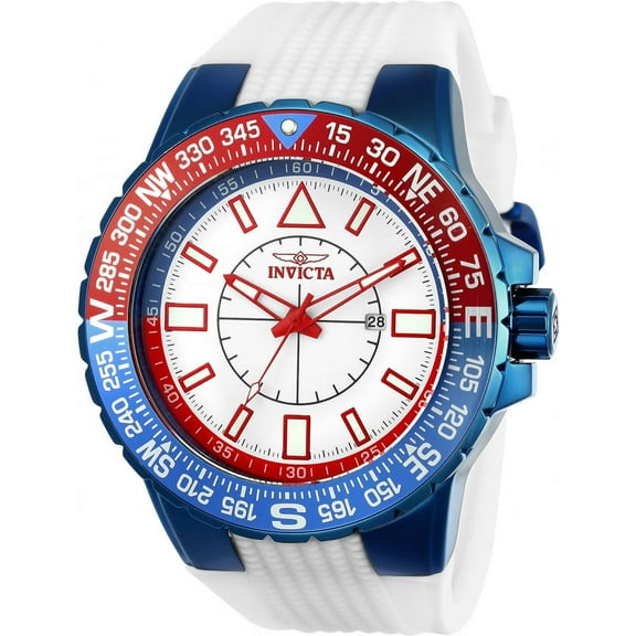 Invicta Aviator Quartz White Dial Men's Watch 23997