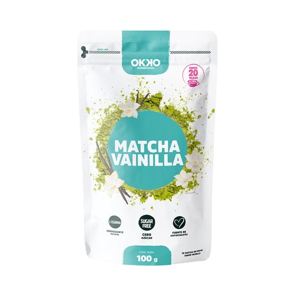 Matcha OKKO Sabor vainilla 100 g