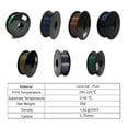 thumbnail image 2 of 1.75mm Dark Green Neatly Wound Filament, Silk-like PLA for 3D Printer, Dimensional Accuracy +/- 0.02mm, 3D Printer Accessories, 1KG, 2 of 3