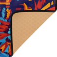 thumbnail image 3 of Yayeee Area Rugs for Living Room 5.2'x4' Non Slip Washable Bedroom Floor Carpet, Red Geometric Eagle, 3 of 5