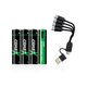 thumbnail image 1 of Pilas recargables Coast ZITHION-X AAA 1,5 V 750 mAh, paquete de 4, 1 of 8