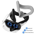 thumbnail image 5 of husxh Silicone VR Face Cover Sweatproof Protective Eye Pad with Anti-Leakage Nose Pad Face Cushion Pad Replacement for Meta Quest 3S VR Accessories, 5 of 9