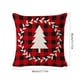 thumbnail image 3 of Linen Christmas Pillowcase 17.71x17.71in Used For Christmas Decoration Winter Holiday Decoration Pillow Cover Suitable For Home Sofas, 3 of 6