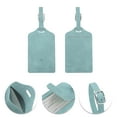 thumbnail image 3 of Unique Bargains 1 Pc Airplane Luggage Tag for Travelling Light Blue Polyurethane, 3 of 5