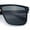Black Tortoise Frame - Green Lens, variant on Slim Rectangle Sunglasses for Men UV400 Polycarbonate Lightweight Narrow Modern Minimalist Style Tortoise Frame - Brown Lens