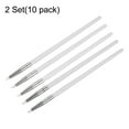 thumbnail image 3 of Uxcell 10pcs Clay Sculpting Tool Set, Clay Sculpting Rubber Tip Shaping Pen for Ceramic Sculpture Polymer Clay, White, 3 of 5