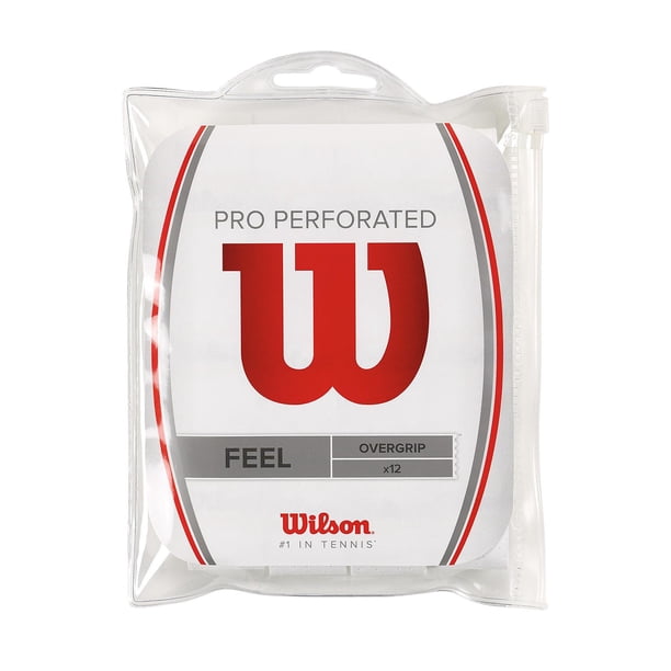Overgrip Pro Perforated Blanco paquete de 12 blanco Estandar