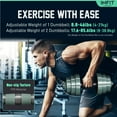 thumbnail image 4 of IMFit AIO Weight Adjustable Dumbbells (1.65 to 85 lbs) | Dumbbells, Barbells, Kettlebells, Push-Up Bars, Weight Plates for Full-Body Workout | Premium Weight set for Home Gym Fitness, 4 of 10