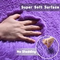 thumbnail image 4 of SARAG Super Soft Shag Area Rug for Living Room, 4x6ft Purple Carpet for Girls Bedroom, Fuzzy Floor Carpet for Indoor Dorms Office Nursery Women Home Decor, 4 of 7