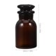 thumbnail image 4 of Botella de agua de boca ancha Botella de agua Botella de suero Botella de reactivo ámbar de boca ancha Botella de agua Botella de laboratorio de vidrio reutilizable Botella de agua reutilizable, 4 of 8