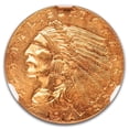 thumbnail image 2 of 1914 $2.50 Indian Gold Quarter Eagle MS-61 NGC, 2 of 3
