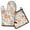 Fall Pumpkins and Leaves Pattern, variant on Fall Pumpkins and Leaves Kitchen Oven Mitt and Pot Holder Sets 2 Pcs for Baking, Cooking and Grilling, Heat Resistant Up To 392 °F