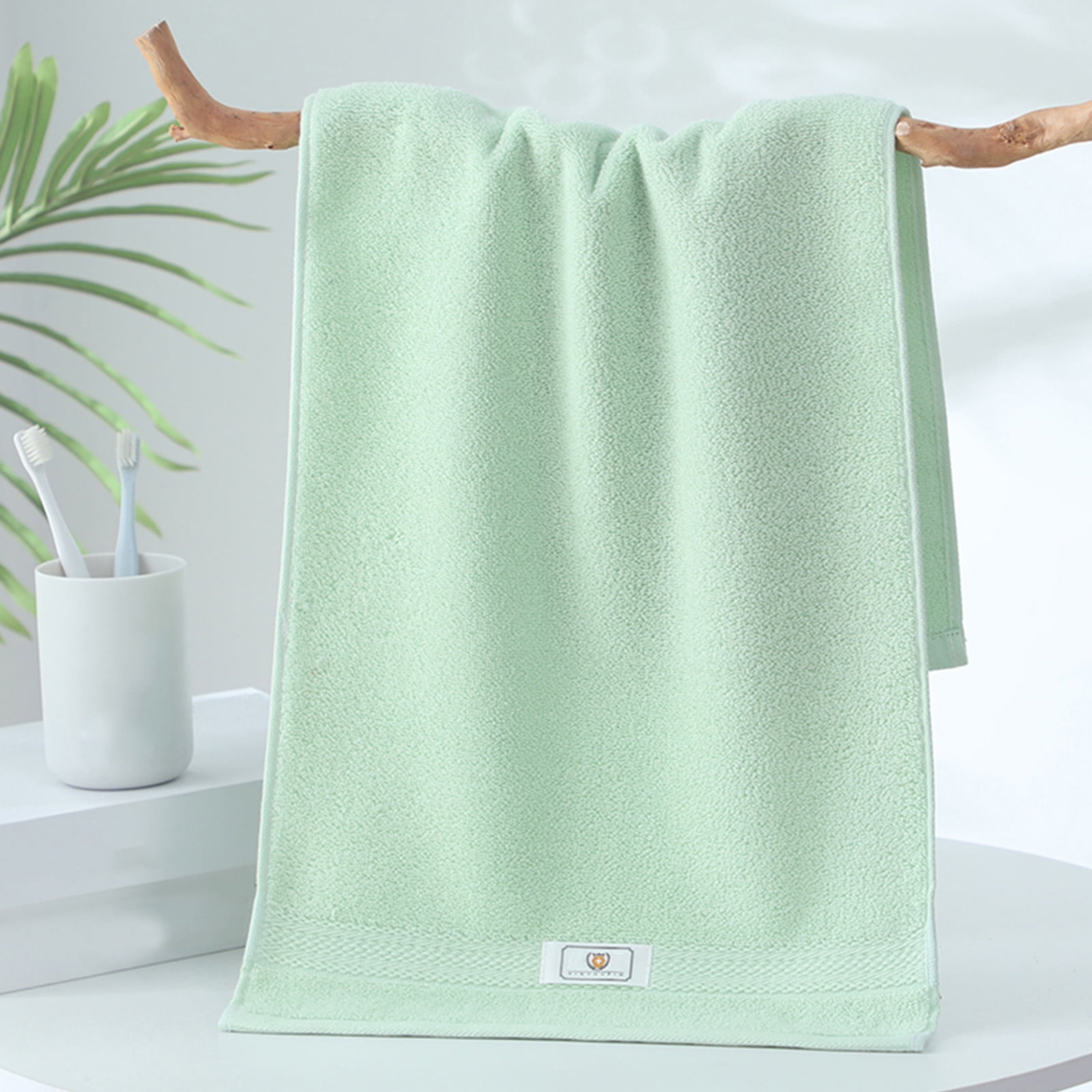ZROBM 10PCS Hand Towel, Hand Towel Set, Towel Clearance, Hand Towels for Bathroom, Spring Hand Towel, Towel For Bath, Hand, Face, Gym, Spa, cotton, 35x75cm, Green