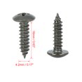 thumbnail image 3 of Unique Bargains 100Set 4.2x16mm U Clip Screw Assortment Car Clips Fasteners Screws for Securing Wires Cables Green, 3 of 7
