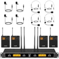 thumbnail image 1 of Sistema de micrófono inalámbrico TONOR UHF con 4 Lavalier/Auriculares, 1 of 9