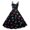 Black, variant on Fgvctg Womens Mardi Gras Dress Party Formal Funny Sleeveless Cocktail Dresses Formal Retro 1950s Dresses Carnival Parade Glitter Mask Print Outfits Flowy Crewneck Clothing Navy XL
