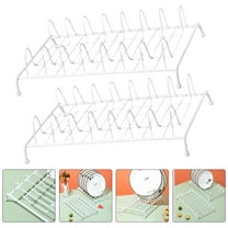 Omeite Kitchen plate drain rack, dish rack, bowl and dish storage rack (item number MS2068 2pcs)