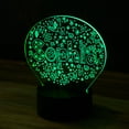 thumbnail image 4 of 3D Sophia Name Desk Light - 7 Color LED Lamp Base with USB or Battery and Touch control Rotating Fade or Solid Color mode. Makes a perfect Nightlight for Kids or Unique Gift for any age., 4 of 6