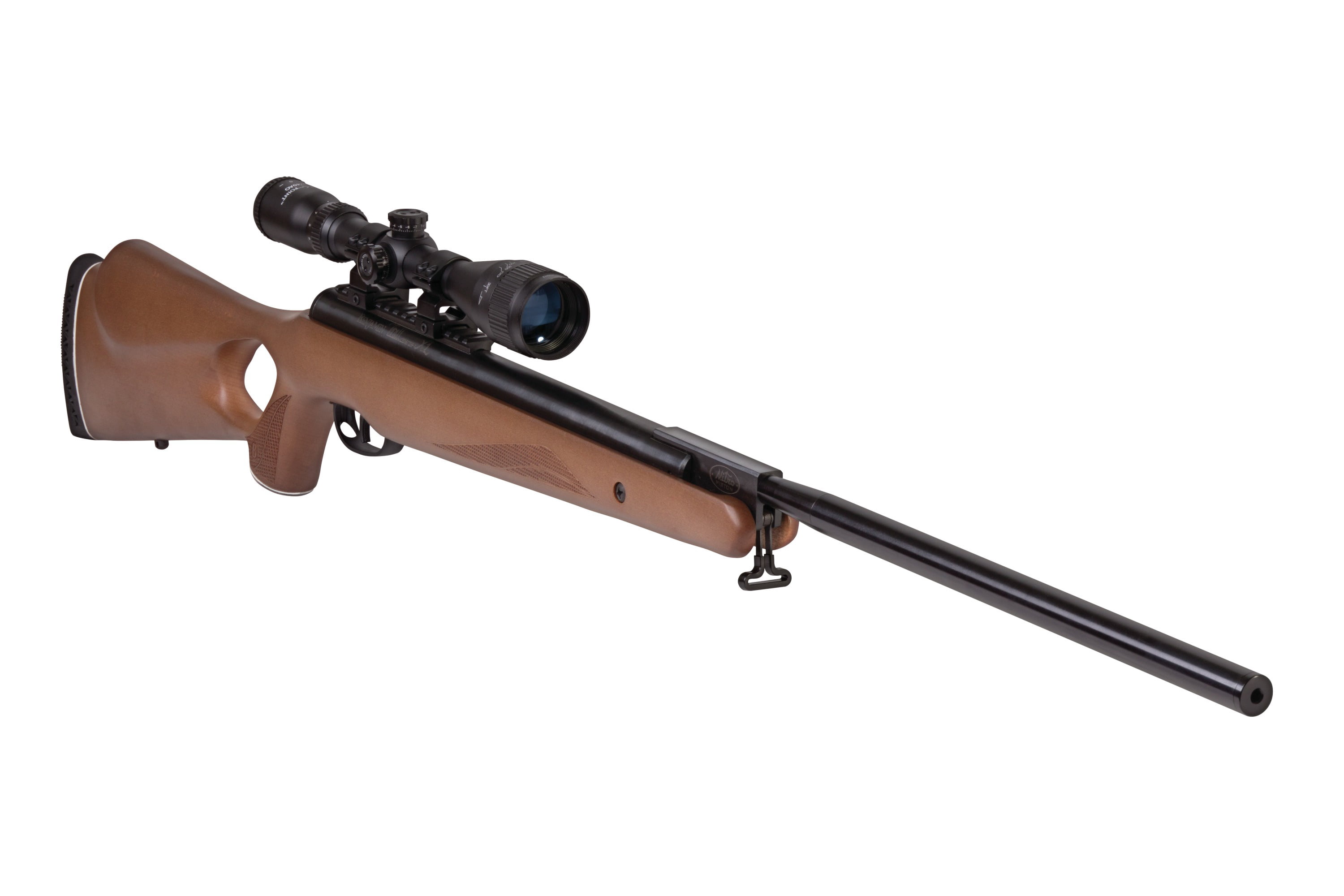 Benjamin Trail XL 1500 Magnum .177 Hardwood Magnum Nitro Piston Break Barrel Air Rifle With Scope, BT1500WNP