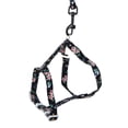 thumbnail image 3 of Collar tipo chaleco ajustable con diseño floral y correa para mayor seguridad y estilo. Juego de arnés para gatos pequeños, 3 of 8