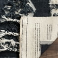 thumbnail image 4 of SAFAVIEH Kenya Charla Braided Abstract Fringe Area Rug, Charcoal/Ivory, 6' x 9', 4 of 6