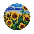 thumbnail image 2 of Easygdp Landscape With Sunflowers Wheel Sun Guard, Spare Tire Cover,Universal Trailer Suv Truck Camper Travel,Easy To Install And Remove -14 Inch, 2 of 9