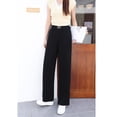 thumbnail image 3 of Women's Loose Straight Leg Pants , Elastic Waist Casual Pants, 3 of 9