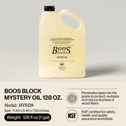 John Boos Block Mystery Oil, Wood Cutting Board Maintenance Care, 128 Oz