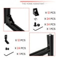 12PCS 2020 Aluminum Extrusion Profiles Corner Brackets+12PCS 2020 L ...