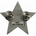 thumbnail image 2 of Indiana Metal Craft US Marine Corps 1.625" Fine Pewter Star Stylized American Flag JUMBO Pin with Enamel Made in USA, 2 of 2