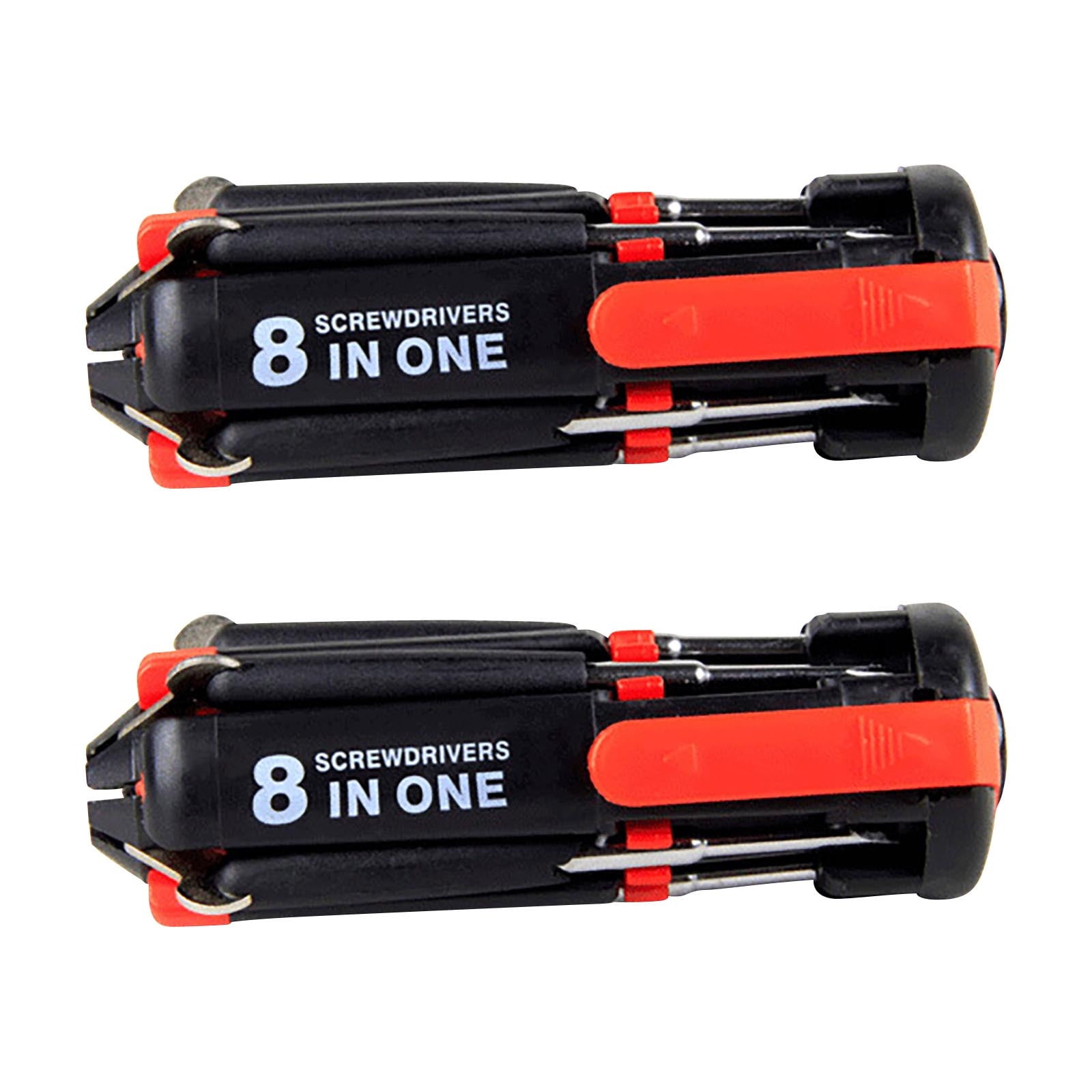 jovati Most Powerful Led Flashlight 2Pcs 8 In 1 Screwdriver Screwdriver Led Screwdriver Multi Function Screwdriver Repair Tool Universal Flashlight