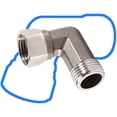 thumbnail image 4 of Lerpwige 2pcs Stainless Steel Point Connectors 1/2Inch for Plumbing Applications, 4 of 8