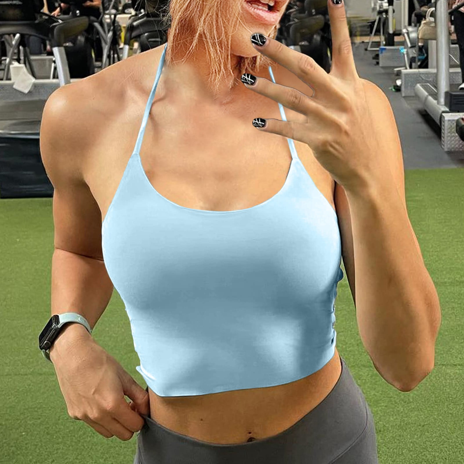 PEASKJP Bras for Women No Underwire Wider Strips Support Wireless Bra