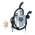 thumbnail image 3 of munirater Carburetor Replacement for Honda CRF70F 2004-2012 XR70R 1998-2003 with Throttle Cable Fuel Filter, 3 of 5