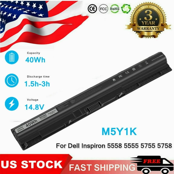 Battery For Dell Inspiron 15 5555 5559 3552 3558 3567 14 3451 3452 3458 5458 US