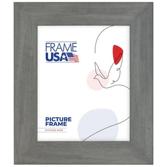 Sixtrees Ethan Grey M2 Matted Wood Picture Frame, 24 x 24 in